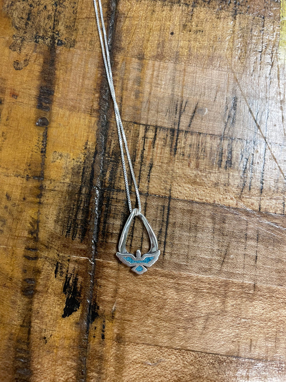 Turquoise Thunderbird Necklace