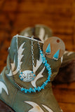 Turquoise Triangle Earrings