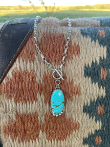 Pendant Toggle Turquoise Necklace