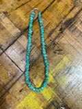 16” Turquoise Chip Necklace