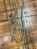 XL turquoise chip necklace