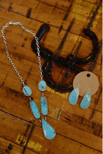 Turquoise Dangle Earrings #4