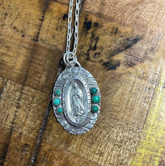 6 Stone Mary Necklace