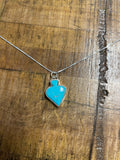 Turquoise Spade Necklace