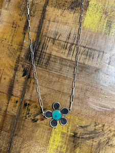 Daisy Turquoise Necklace