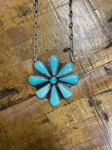 Large Flower Cluster Necklace