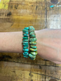 Large Turquoise chip bracelet