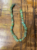 18” Large Turquoise Chip Necklace