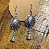 Concho & Squash Dangle Earrings