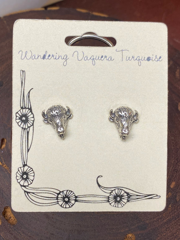 Buffalo Stud Earrings