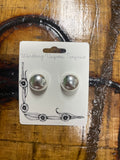 Navajo Pearl Stud Earrings