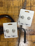 Navajo Pearl Stud Earrings