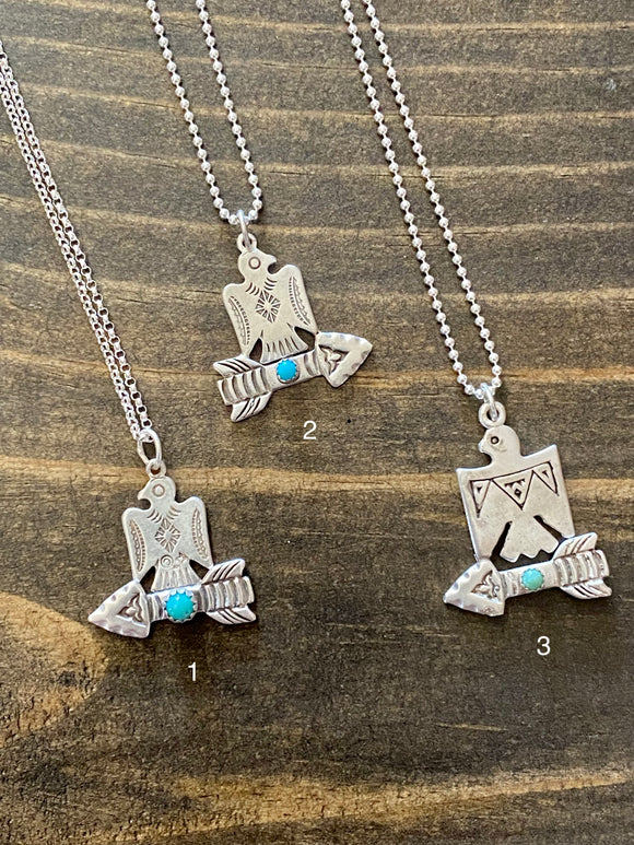 Thunderbird Charm Necklace