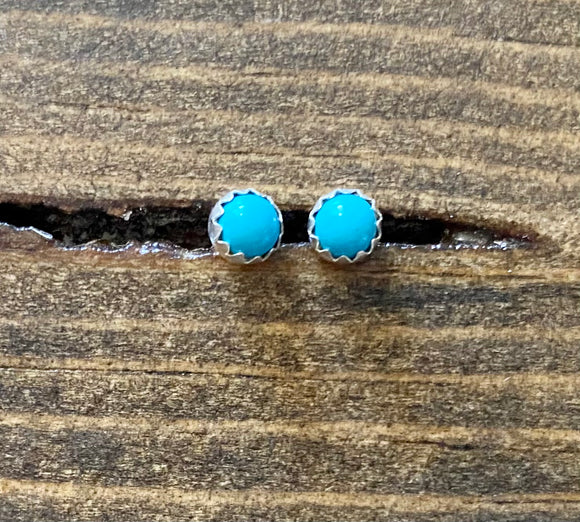 4mm Turquoise Studs